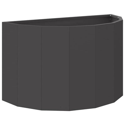 Vidaxx jardinière noir 60 x 30 x 35 cm acier