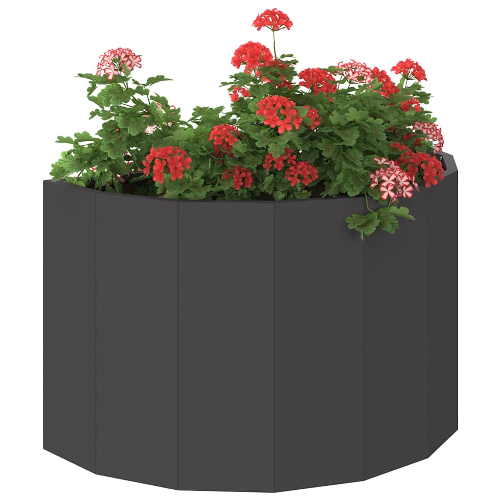 Vidaxx jardinière noir 60 x 30 x 35 cm acier