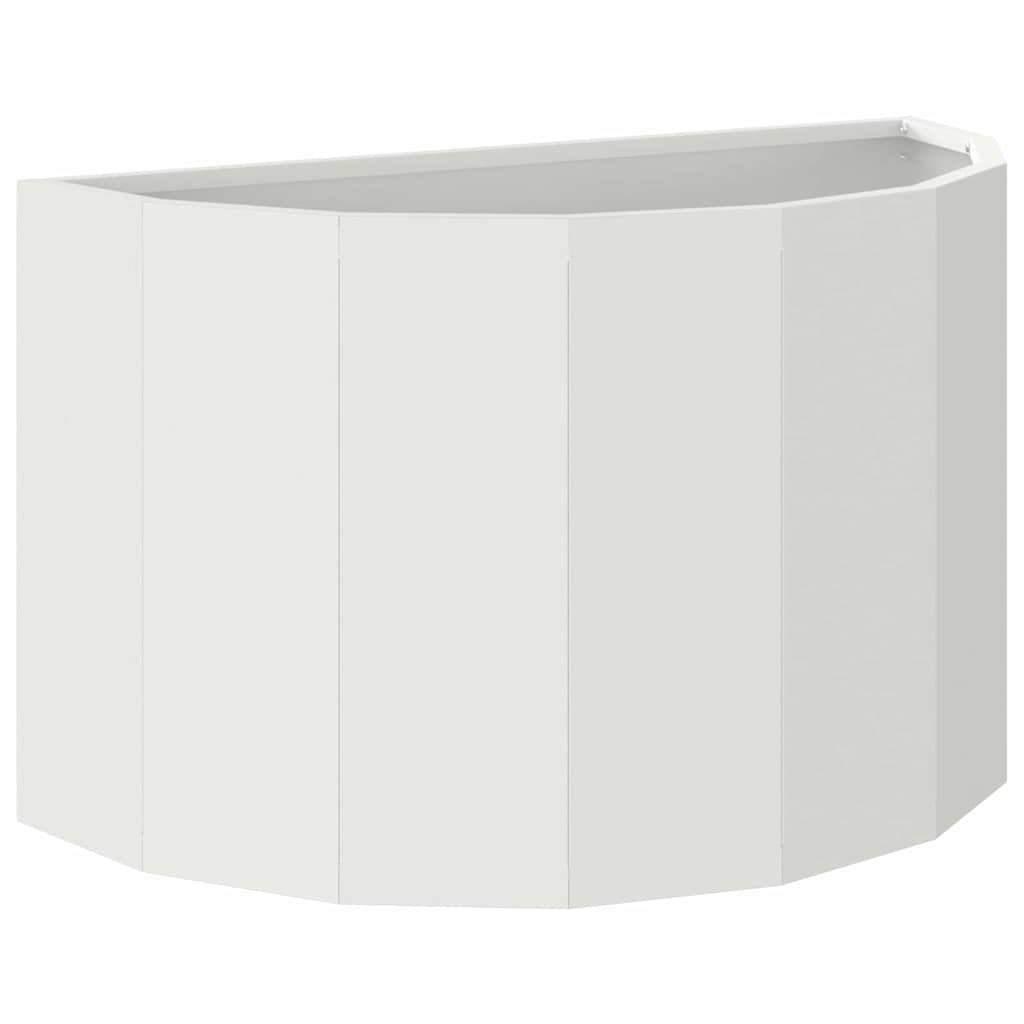 Vidaxx jardinière blanc 60 x 30 x 35 cm acier