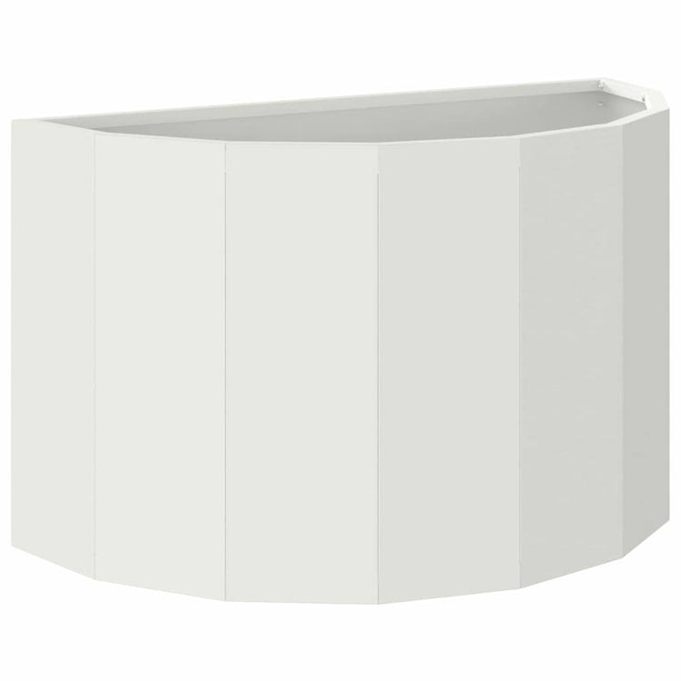 Vidaxx jardinière blanc 60 x 30 x 35 cm acier