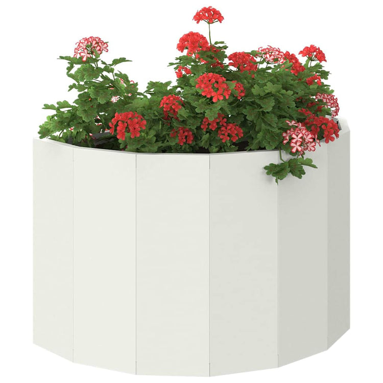 Vidaxx jardinière blanc 60 x 30 x 35 cm acier