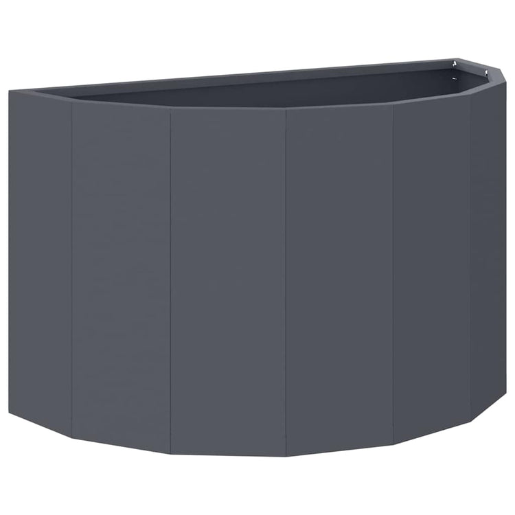 Vidaxx jardinière anthracite 60 x 30 x 35 cm acier