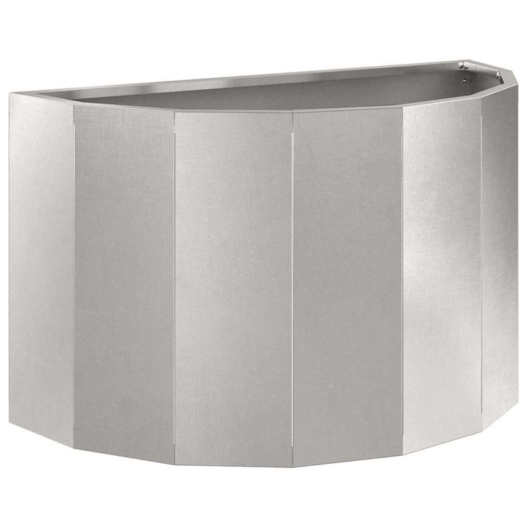 Vidaxx jardinière argent 60 x 30 x 35 cm en acier inoxydable