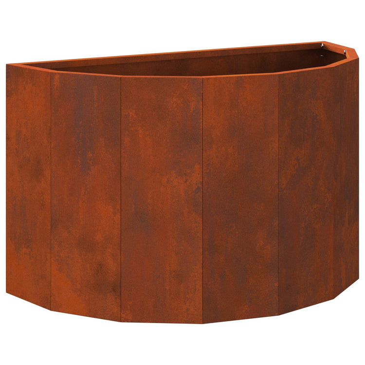 Vidaxl jardinière rouillé 60 x 30 x 35 cm acier corten