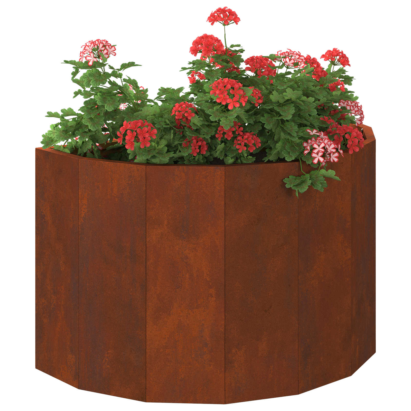 Vidaxl jardinière rouillé 60 x 30 x 35 cm acier corten