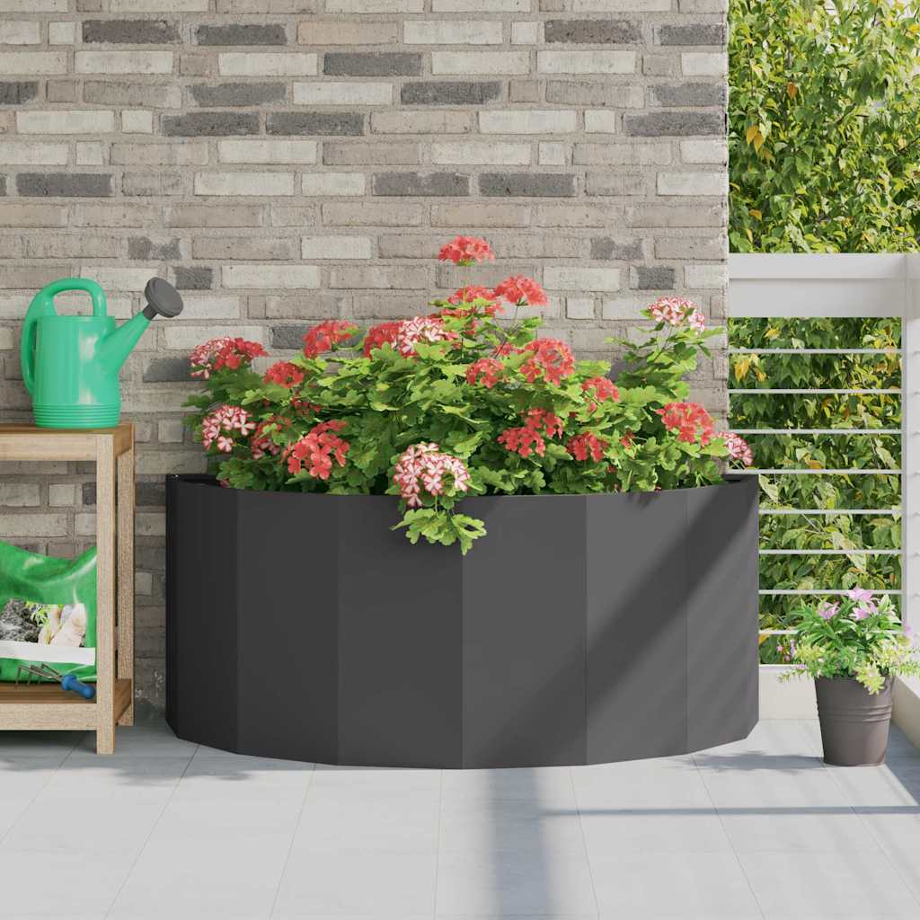 Vidaxx jardinière noir 120 x 60 x 50 cm acier