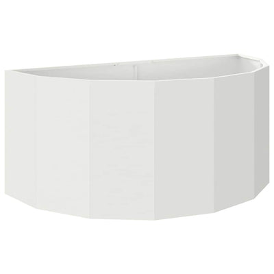 Vidaxx jardinière blanc 120 x 60 x 50 cm acier