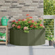 Vidaxx jardinière vert olive 120 x 60 x 50 cm acier