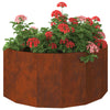 Vidaxl jardinière rouillé 120 x 60 x 50 cm acier corten