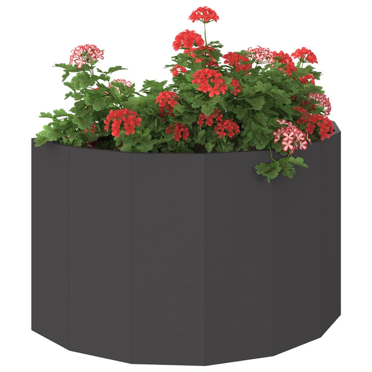 Vidaxx jardinière noir 90 x 45 x 50 cm acier