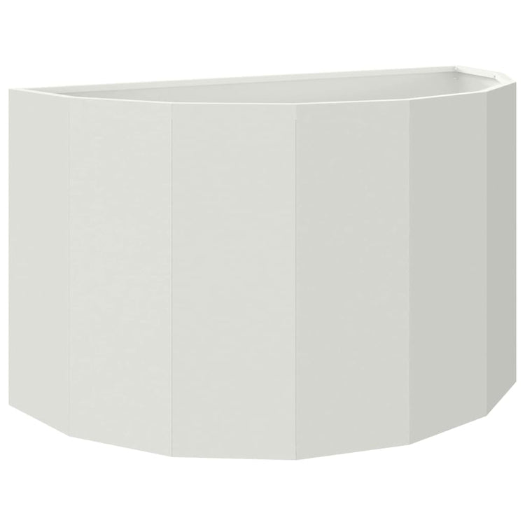 Vidaxx jardinière blanc 90 x 45 x 50 cm acier