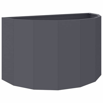 Vidaxl jardinière anthracite 90 x 45 x 50 cm acier