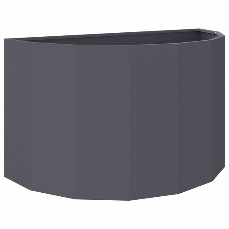 Vidaxl jardinière anthracite 90 x 45 x 50 cm acier