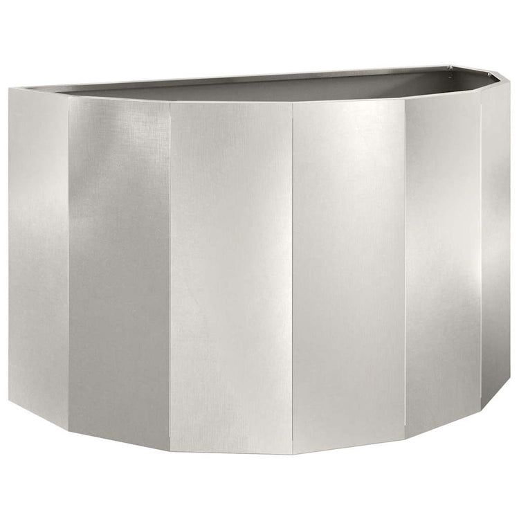 Vidaxx jardinière argent 90 x 45 x 50 cm acier inoxydable