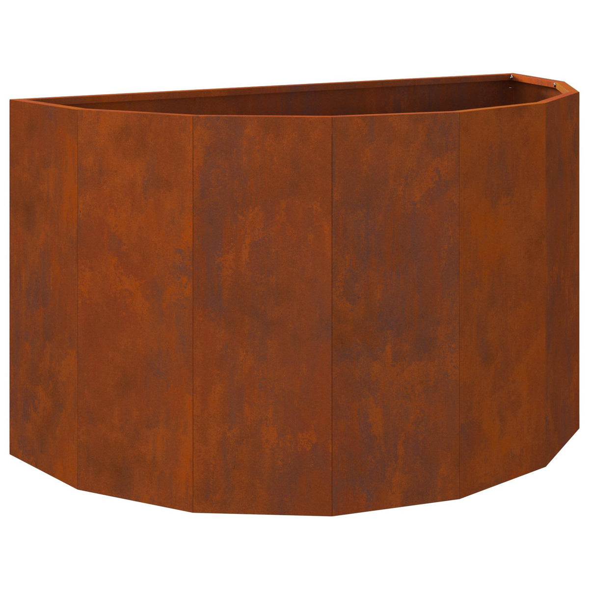 Vidaxl jardinière rouillé 90 x 45 x 50 cm acier corten