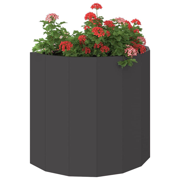 Vidaxx jardinière noir 60 x 30 x 50 cm acier