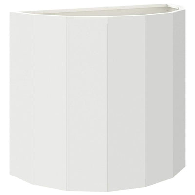 Vidaxx jardinière blanc 60 x 30 x 50 cm acier