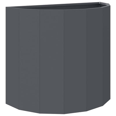 Vidaxl jardinière anthracite 60 x 30 x 50 cm acier