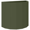 Vidaxx jardinière vert olive 60 x 30 x 50 cm acier
