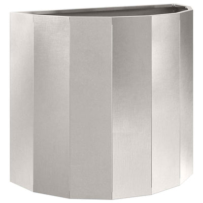 Vidaxx jardinière argent 60 x 30 x 50 cm en acier inoxydable