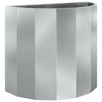 Vidaxx jardinière argent 60 x 30 x 50 cm en acier galvanisé