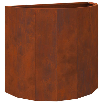 Vidaxl jardinière rouillé 60 x 30 x 50 cm acier corten