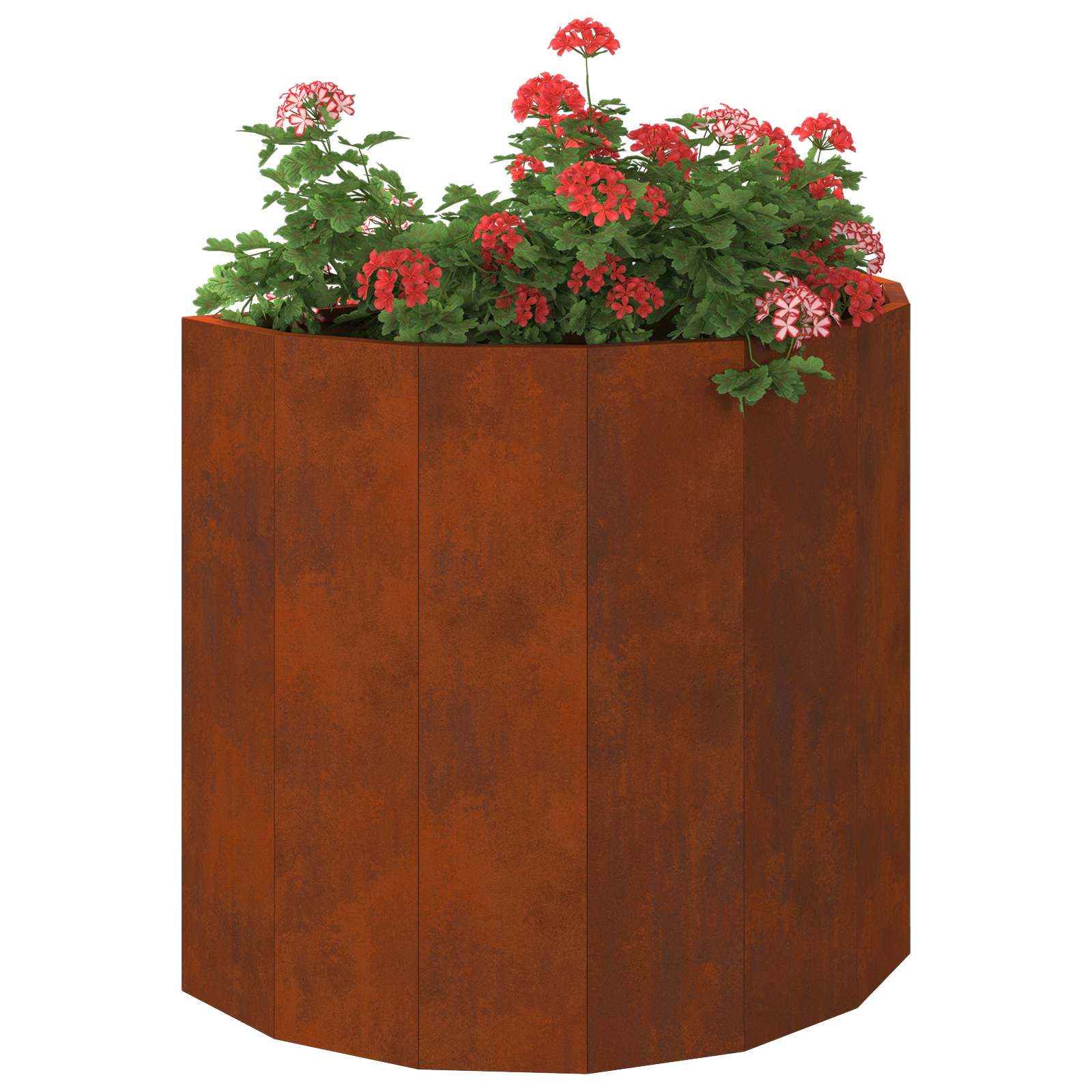 Vidaxl jardinière rouillé 60 x 30 x 50 cm acier corten