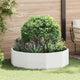 Vidaxx jardinière blanc 120 x 120 x 35 cm acier