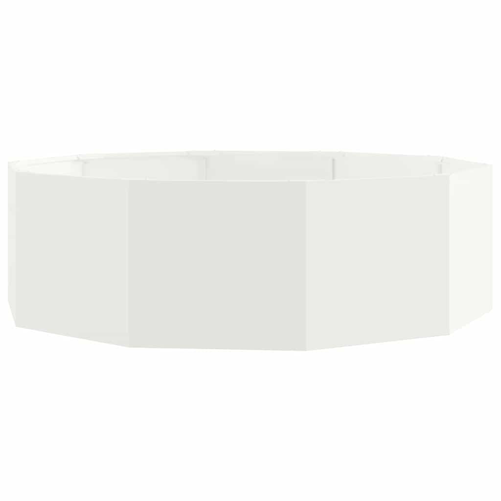 Vidaxx jardinière blanc 120 x 120 x 35 cm acier