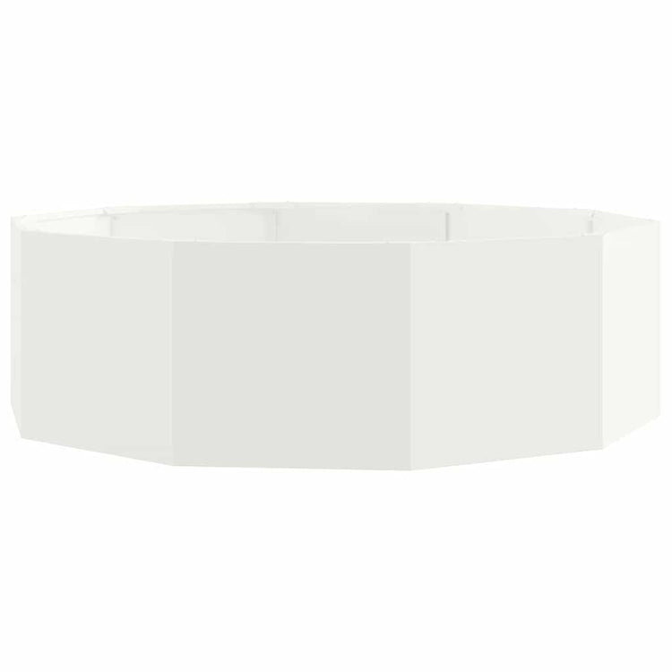 Vidaxx jardinière blanc 120 x 120 x 35 cm acier
