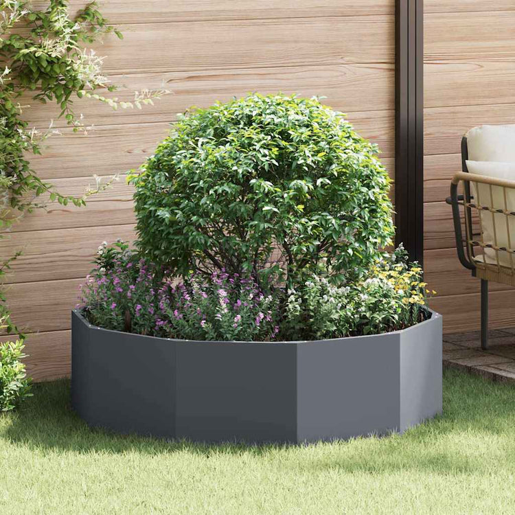 Vidaxx jardinière anthracite 120 x 120 x 35 cm acier
