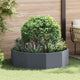 Vidaxx jardinière anthracite 120 x 120 x 35 cm acier