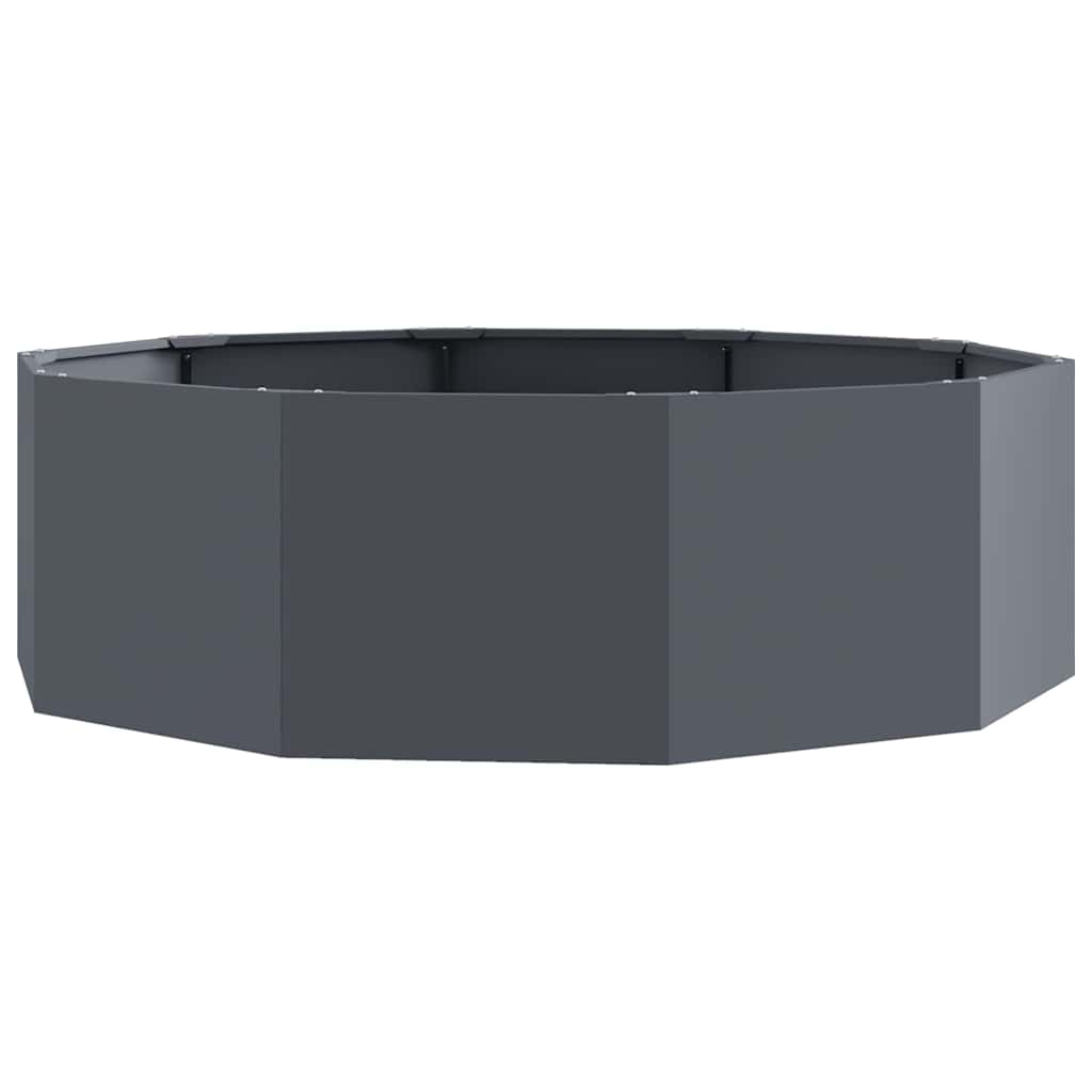 Vidaxx jardinière anthracite 120 x 120 x 35 cm acier