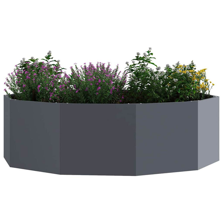 Vidaxx jardinière anthracite 120 x 120 x 35 cm acier