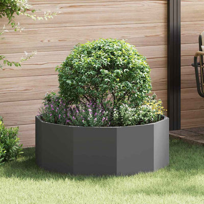 Vidaxx jardinière noir 90 x 90 x 35 cm acier