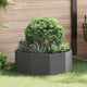 Vidaxx jardinière noir 90 x 90 x 35 cm acier