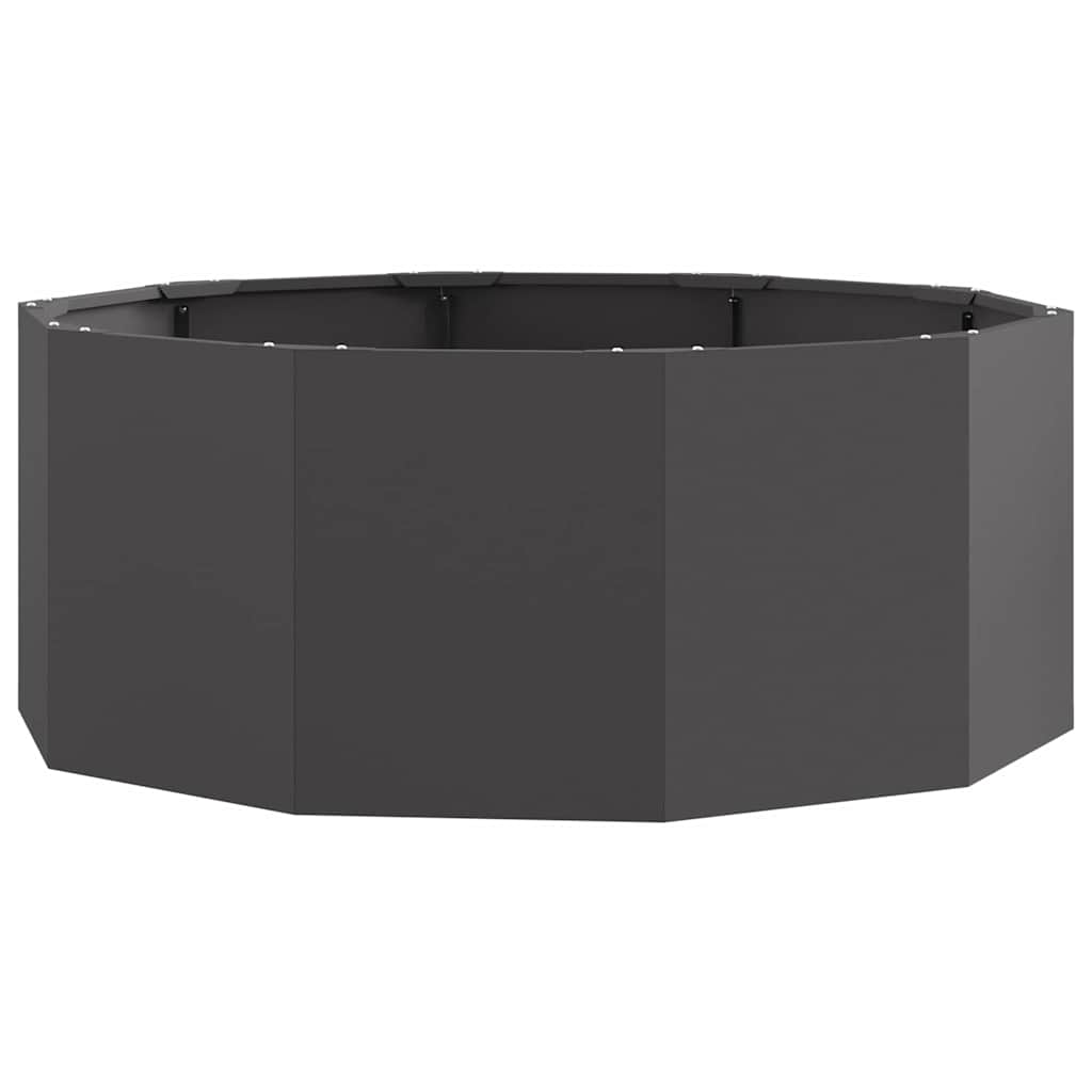 Vidaxx jardinière noir 90 x 90 x 35 cm acier