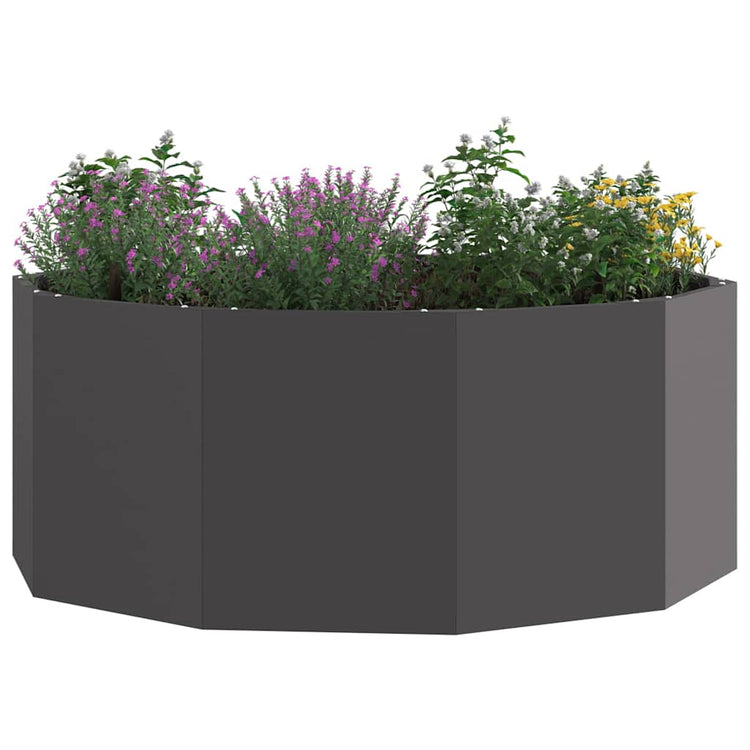 Vidaxx jardinière noir 90 x 90 x 35 cm acier