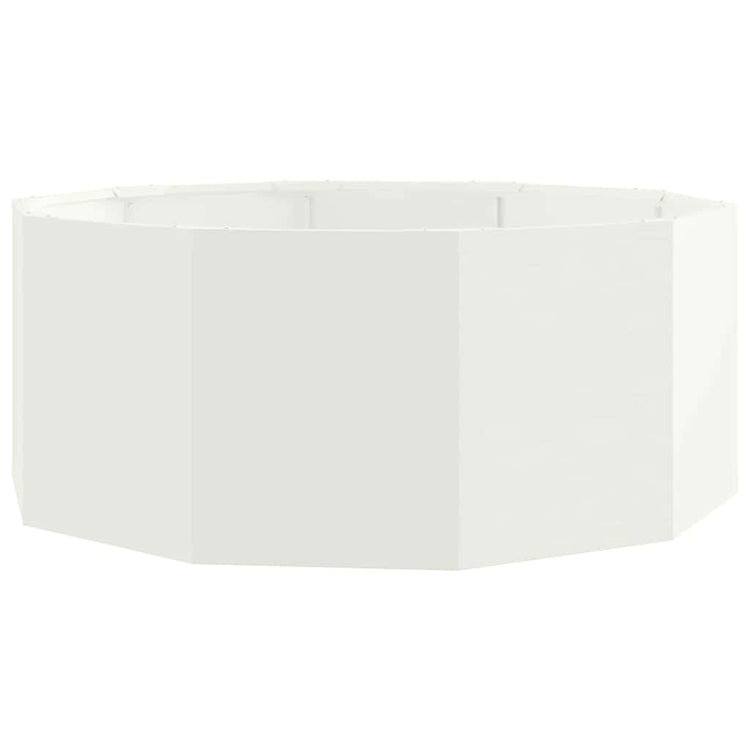 Vidaxx jardinière blanc 90 x 90 x 35 cm acier