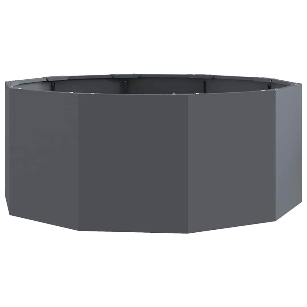 Vidaxx jardinière anthracite 90 x 90 x 35 cm acier