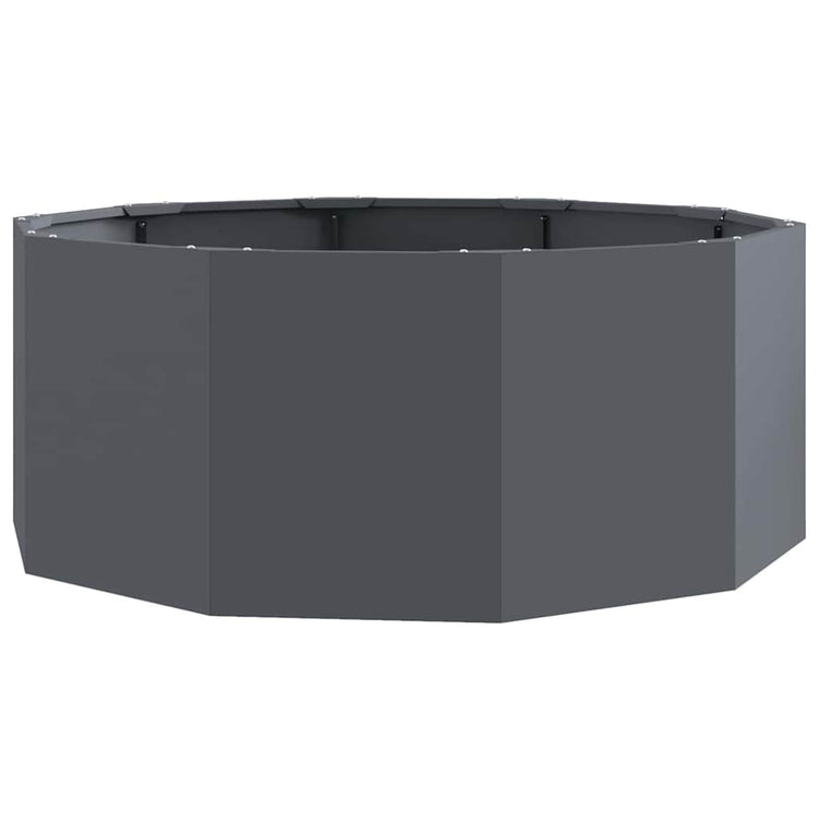 Vidaxx jardinière anthracite 90 x 90 x 35 cm acier