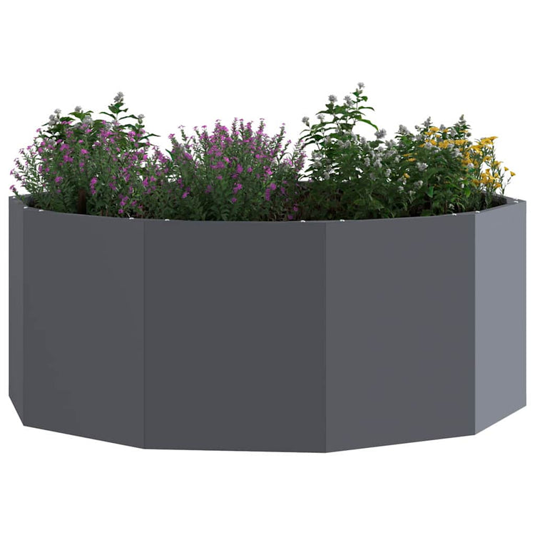 Vidaxx jardinière anthracite 90 x 90 x 35 cm acier