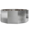Vidaxx jardinière argent 90 x 90 x 35 cm en acier inoxydable