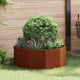Vidaxx jardinière rouillé 90 x 90 x 35 cm acier corten