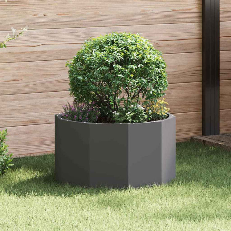 Vidaxx jardinière noir 60 x 60 x 35 cm acier
