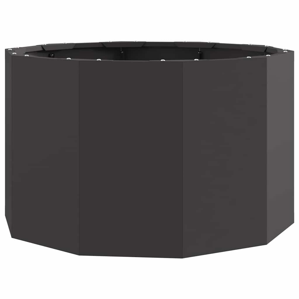 Vidaxx jardinière noir 60 x 60 x 35 cm acier