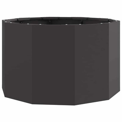 Vidaxx jardinière noir 60 x 60 x 35 cm acier