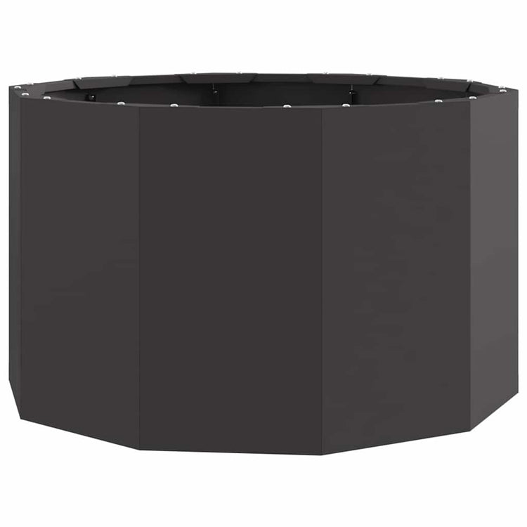 Vidaxx jardinière noir 60 x 60 x 35 cm acier