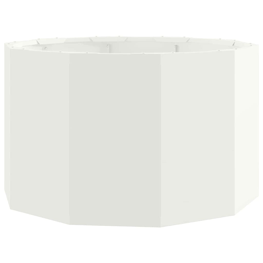 Vidaxx jardinière blanc 60 x 60 x 35 cm acier