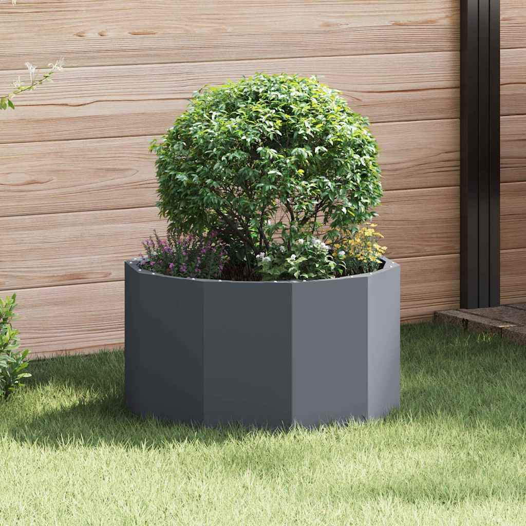 Vidaxx jardinière anthracite 60 x 60 x 35 cm acier